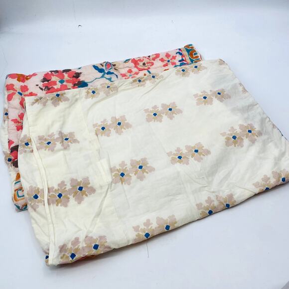 Anthropologie Floral Pillow Shams Set - Picture 4 of 5